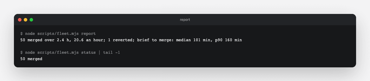 The report