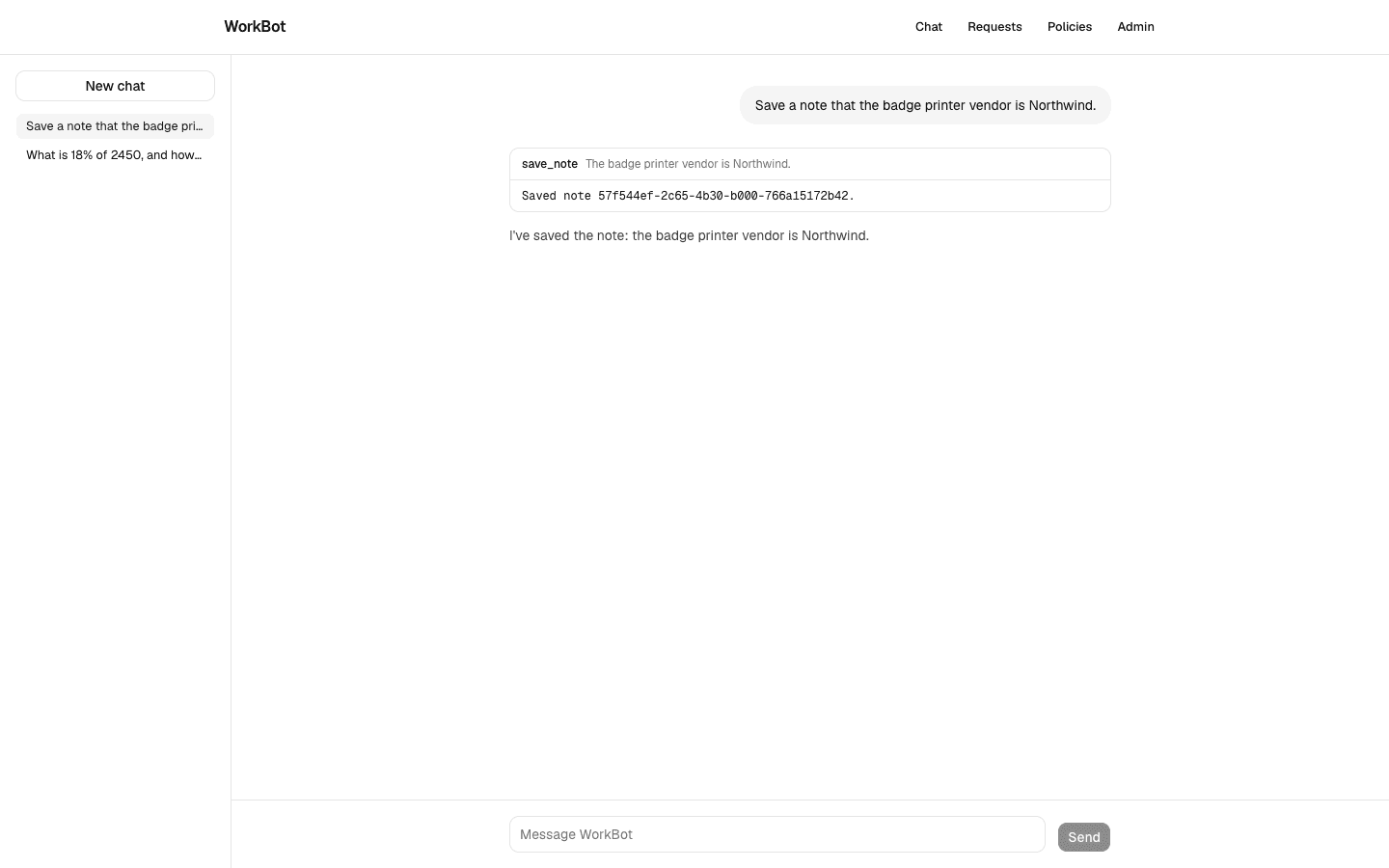 The web chat