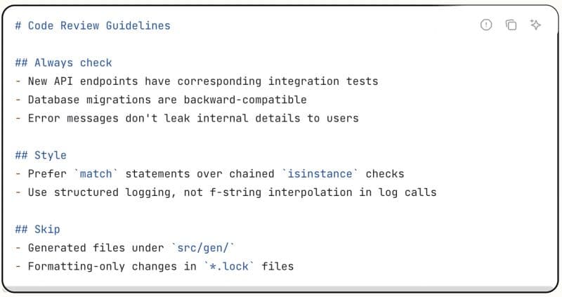 Image from the post: Claude Code Review needs the logs of code generation
