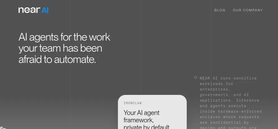 Near AI website