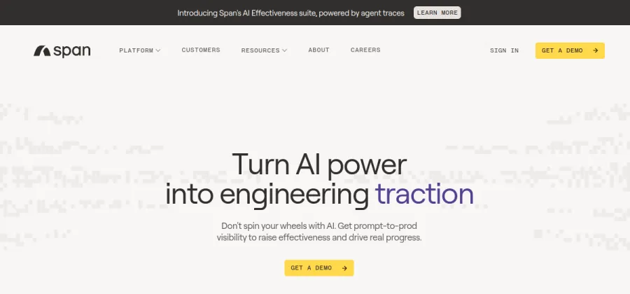 Span.app website