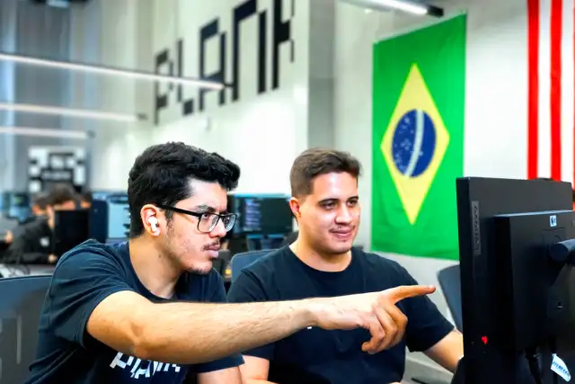 The Plank team in a working session